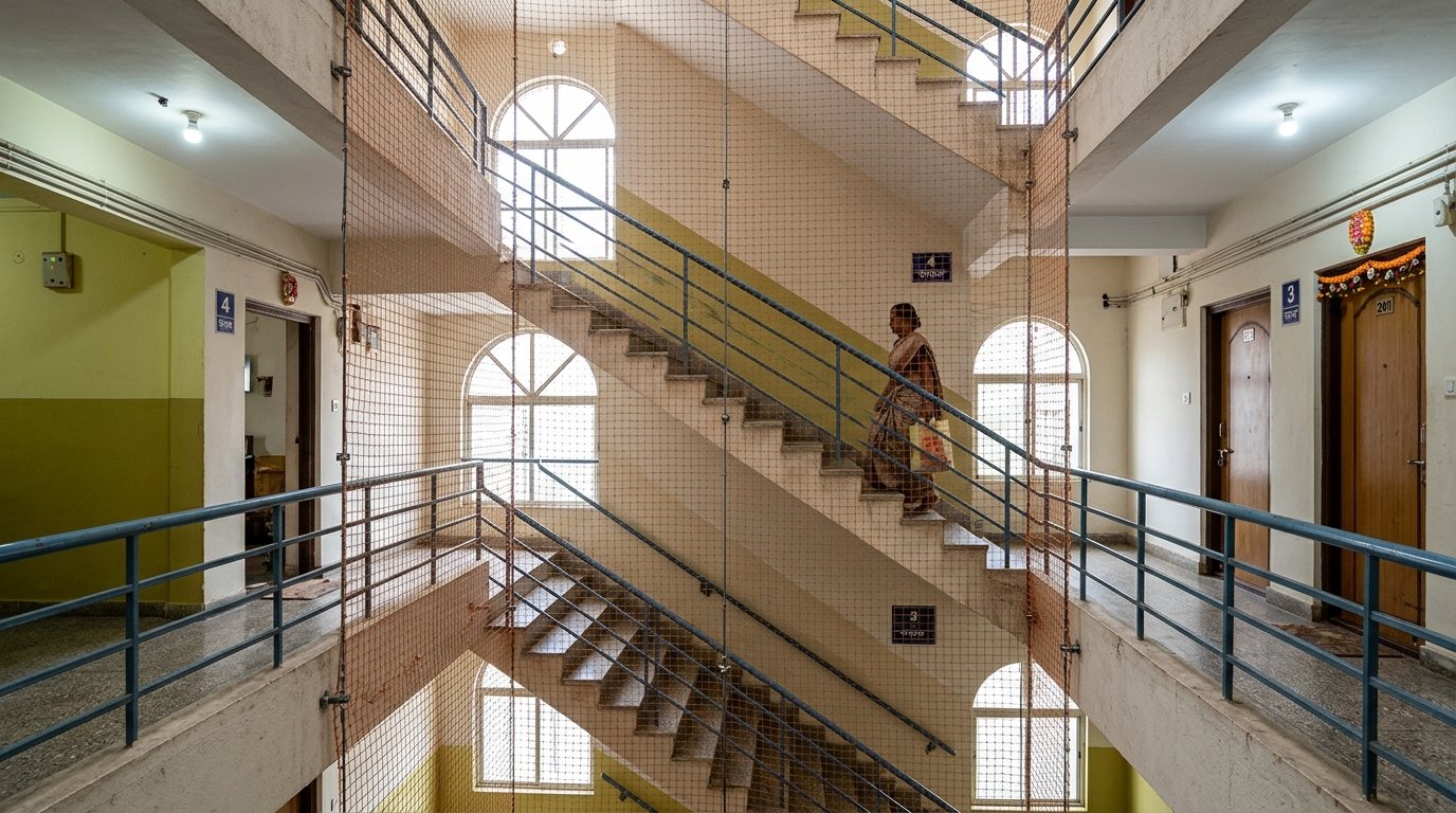 Staircase Safety Nets View 2